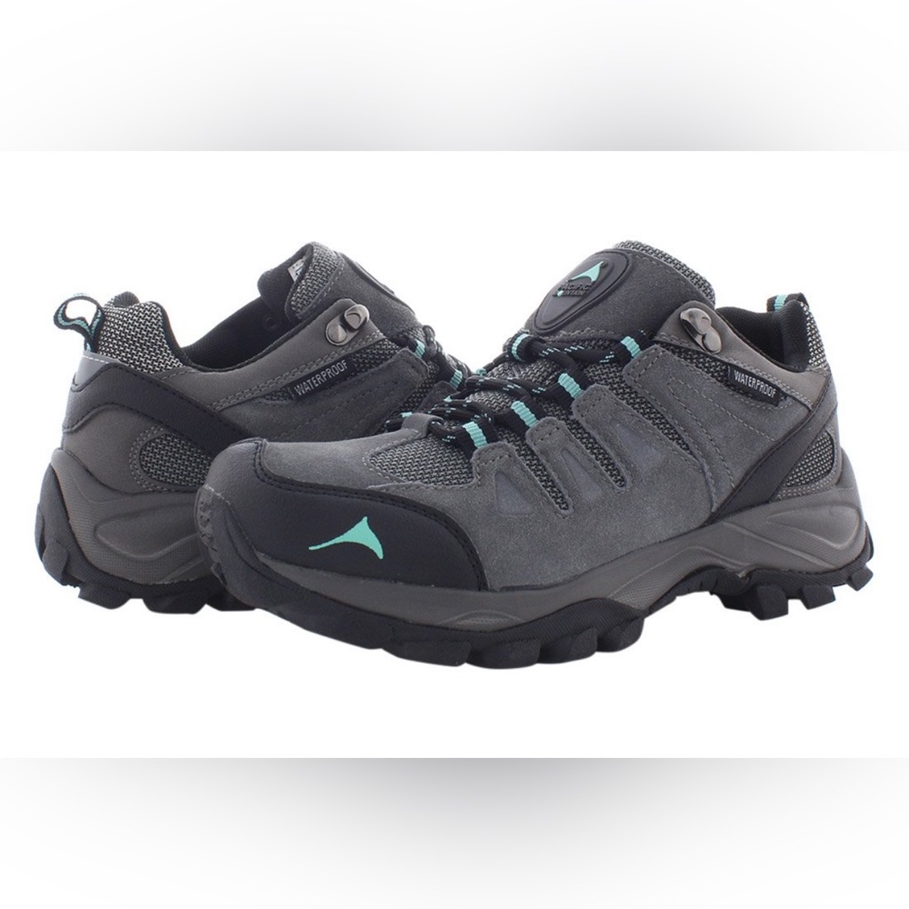 Women's Athletic Shoes in Gray and Teal
